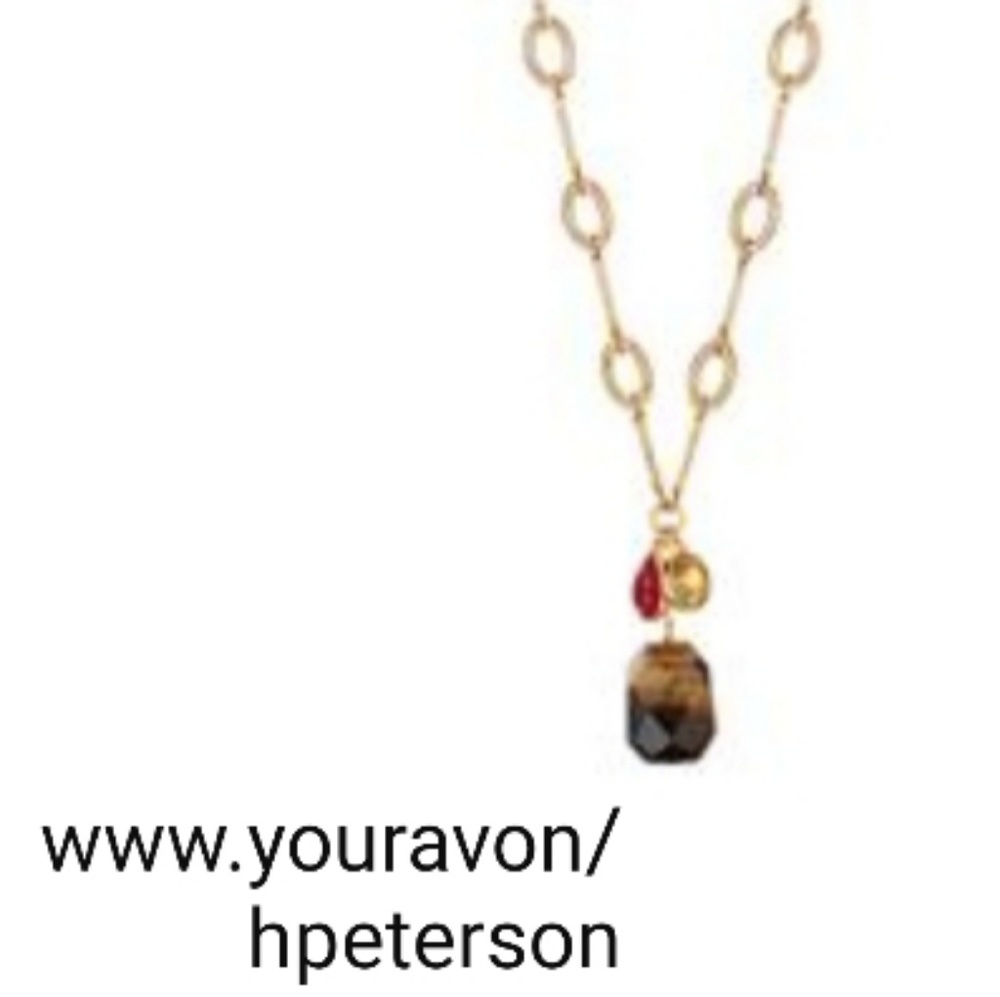 avon tiger eye set
